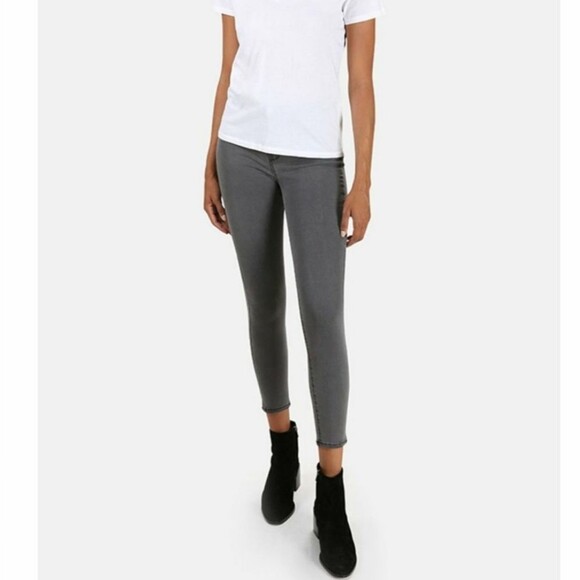 L'Agence Marguerite Skinny High-Rise Jeans in Cast Iron - Picture 2 of 11